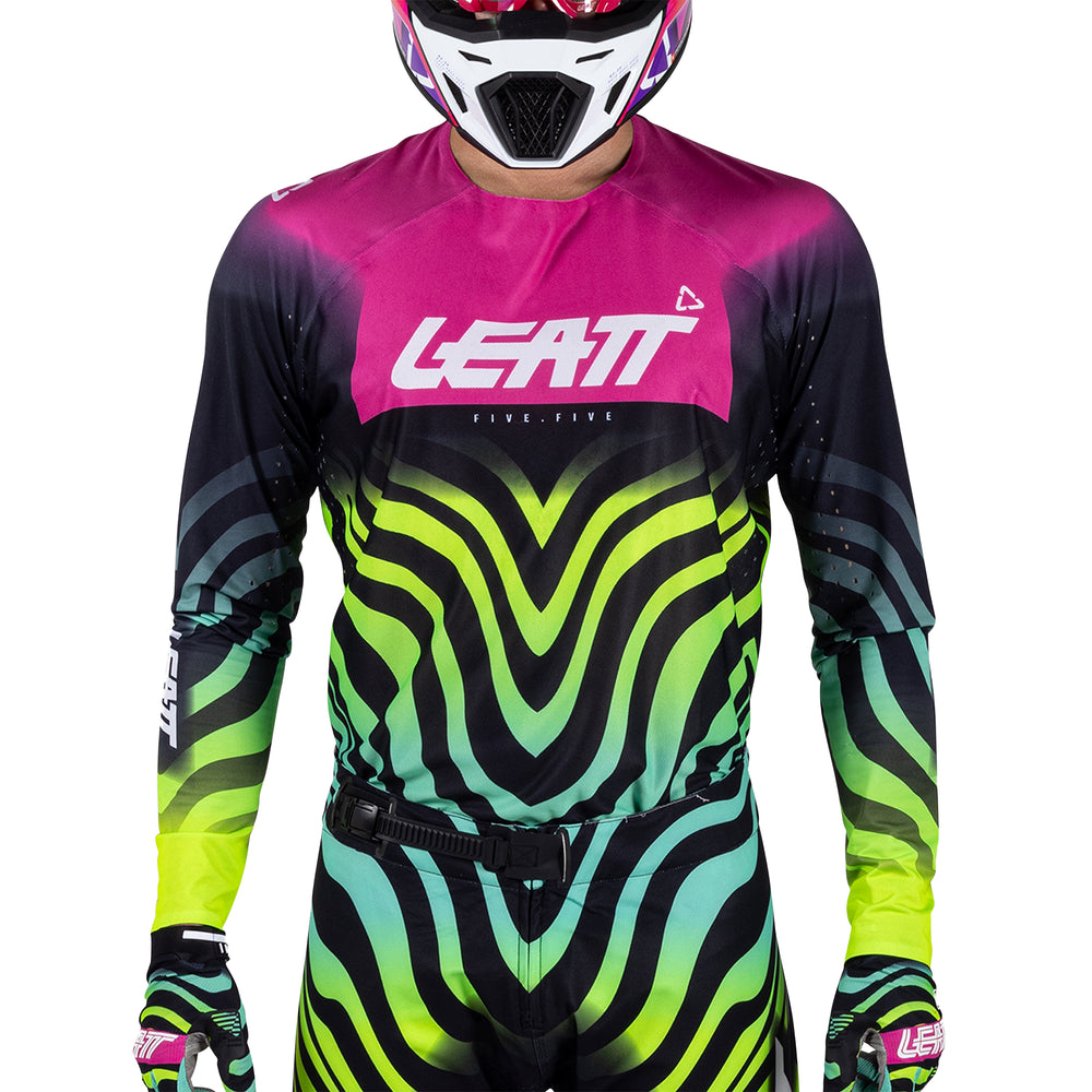 Moto 5.5 UltraWeld Jersey Leatt - Grafite Offroad