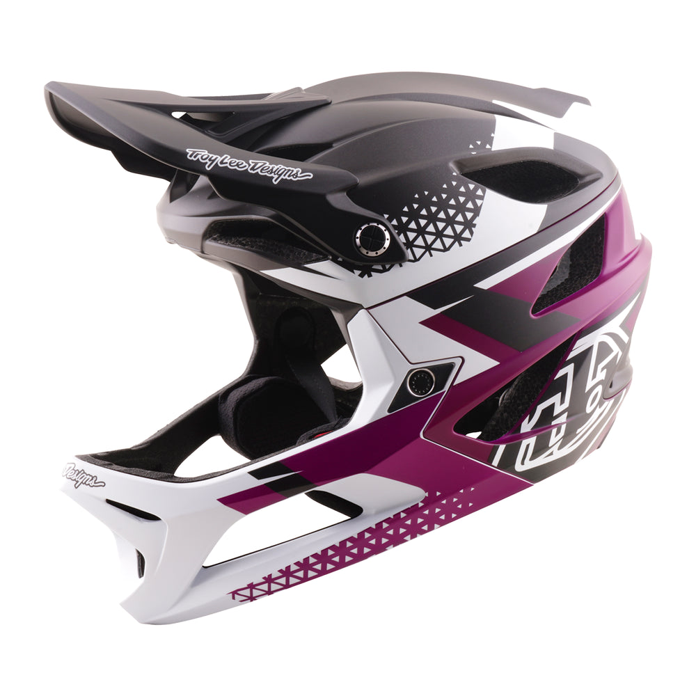 Helmet Stage 2 - Amper - / Violet - M/L Troy Lee Designs - Grafite Offroad
