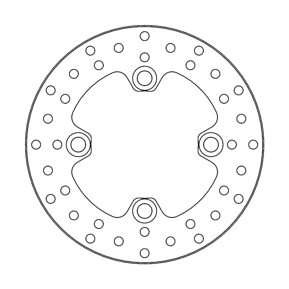 Brake Disc Atv Halo - Front/rear - Kawasaki: Mule - Grafite Offroad