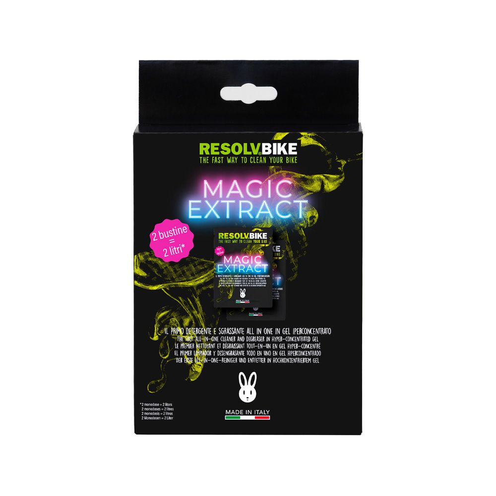 Magic Extract Hyper-concentrated Detergent in Two Sachets - 2 Litres - Grafite Offroad