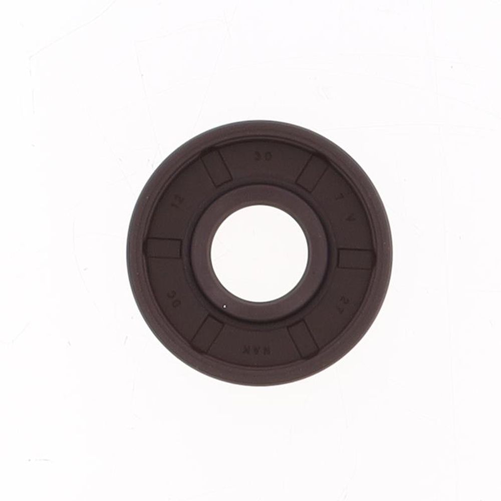 Oil Seal with Rubber Exterior 12x30x7 mm in FKM with double Seal-tip and Springs - Grafite Offroad