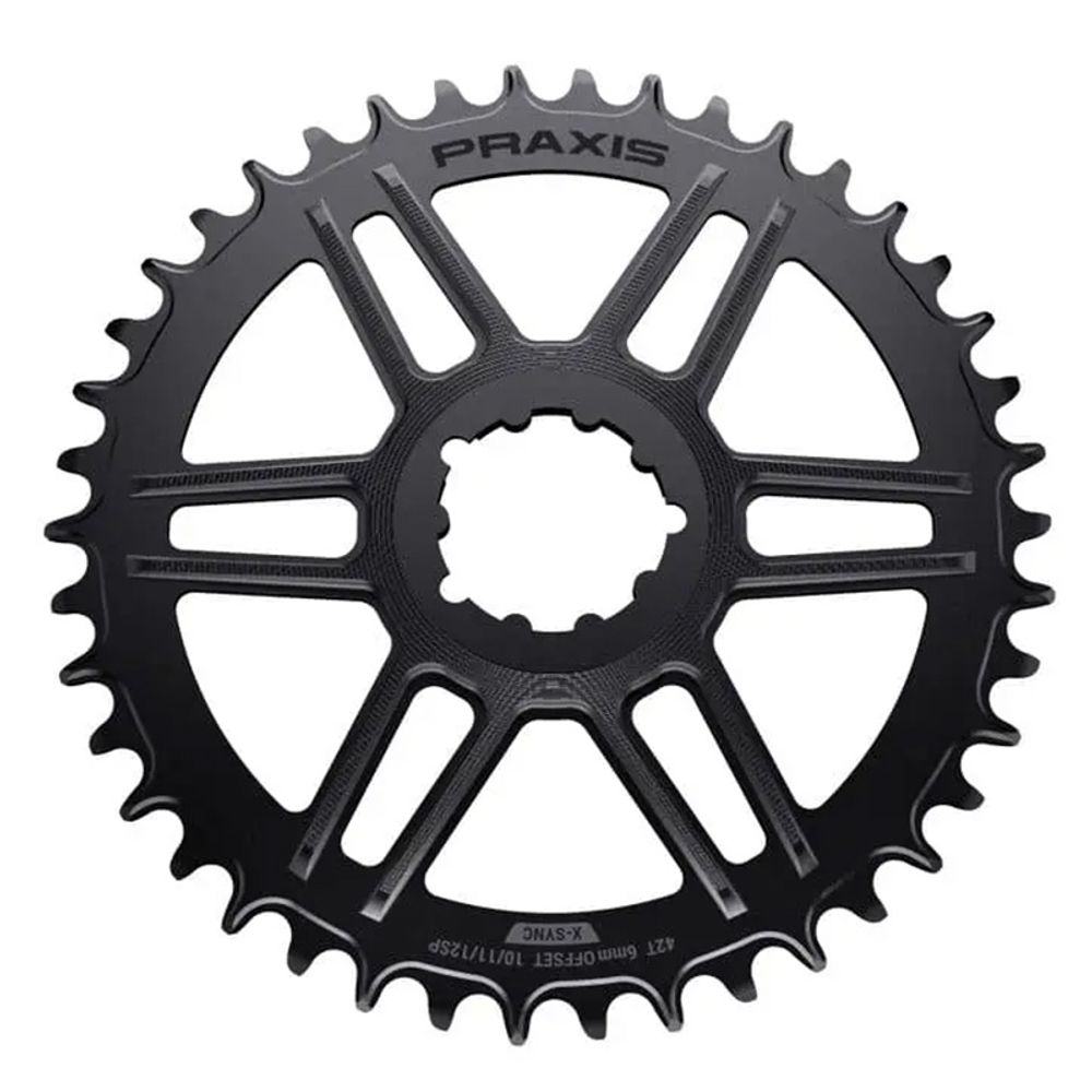 Road Chainring - Narrow Wide - 42t - Direct Mount (3 Bolts) - Black - 1x 10/11/12sp - Grafite Offroad