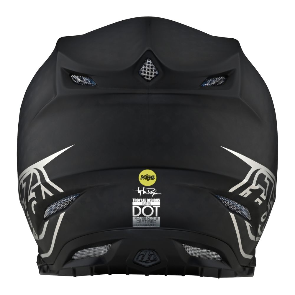 Motorcycle Helmet SE5 CARBON STEALTH in carbon fiber with MIPS Integra technology