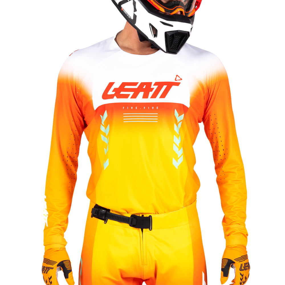 Moto 5.5 UltraWeld Jersey Leatt - Grafite Offroad