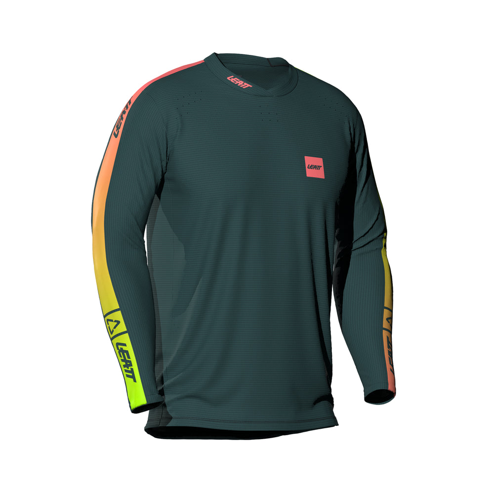 MTB Gravity 4.0 Long Sleeve Jr Jersey - Grafite Offroad