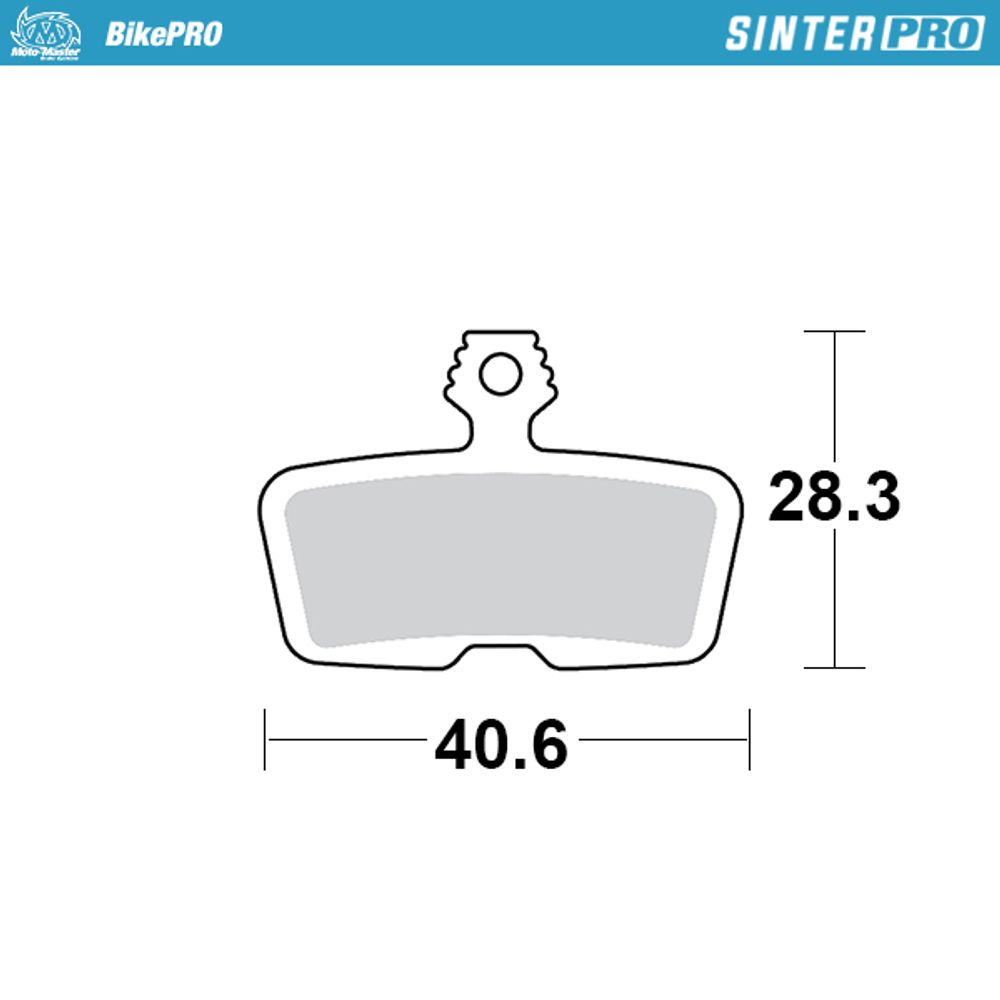 Brake Pads Bicycle Sinter Pro: Avid Code R, Sram Guide Re - Grafite Offroad