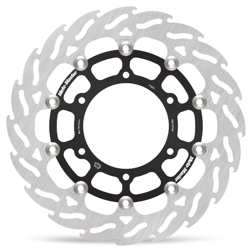 Brake Disc Road Flame Racing - Floating - Front Left - Suzuki: Gsx-s1000(f) - Grafite Offroad