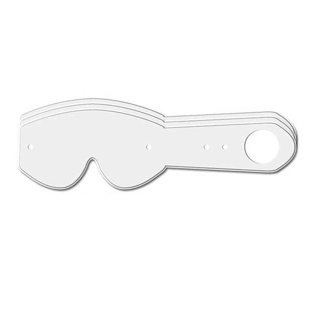 Set 7 Tear Off Laminates 3376 X Goggle Vista Con Colla - Grafite Offroad