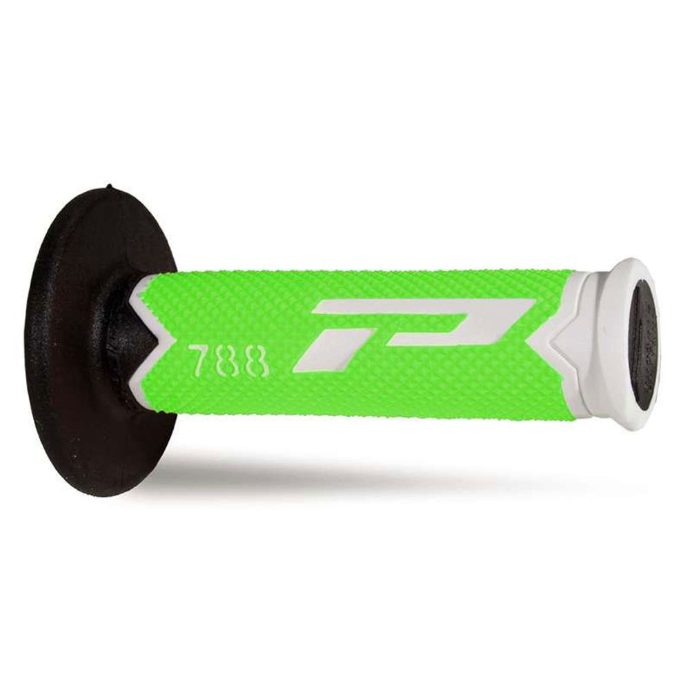 Grips Progrip 788 Mm 22/25 - Triple Density - White/fluo Green/black