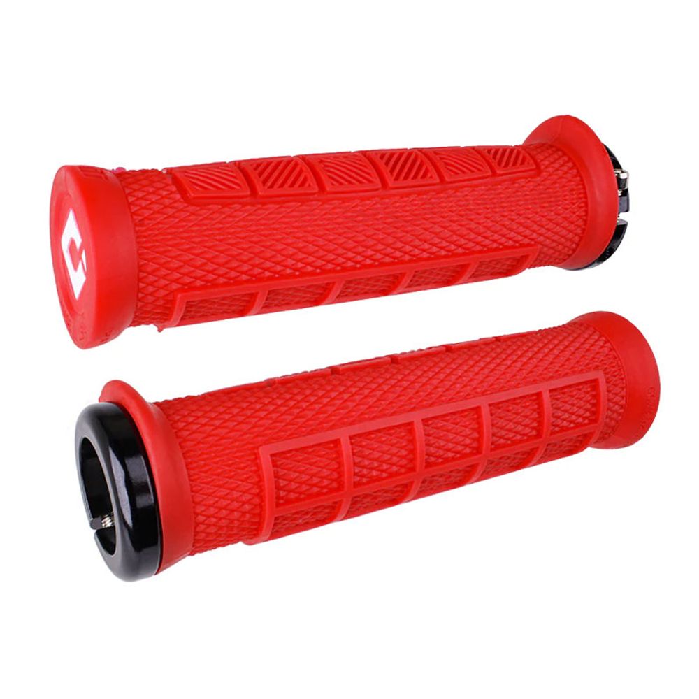 Mtb Lock-on Grips 130mm | Elite Pro V2.1 | Red-black