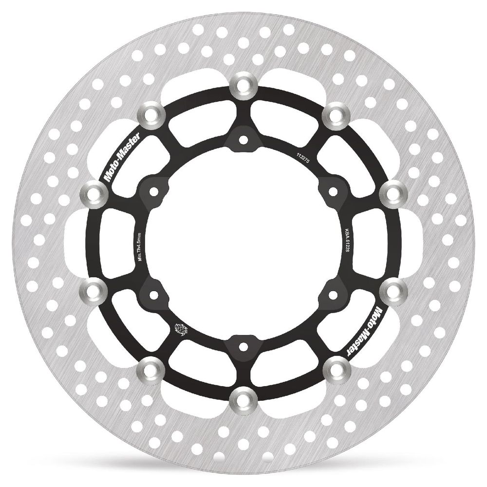 Brake Disc Road Halo - Floating - Front Left - Ktm: 690 Smcr - Grafite Offroad