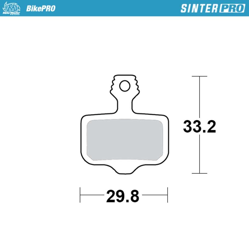 Brake Pads Bicycle Sinter Pro: Avid 2-piston - Grafite Offroad