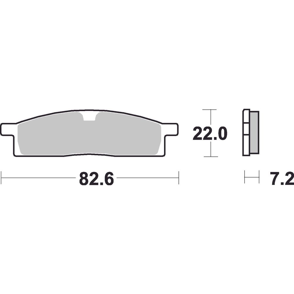 Offroad Brake Pads | Organic Standard | Front - Ecer90