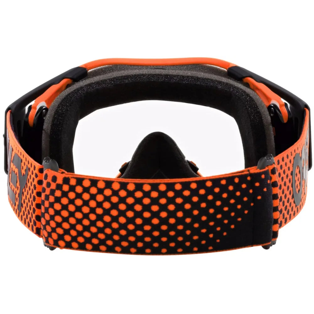 AIRBRAKE Goggles, Orange Moto, Clear