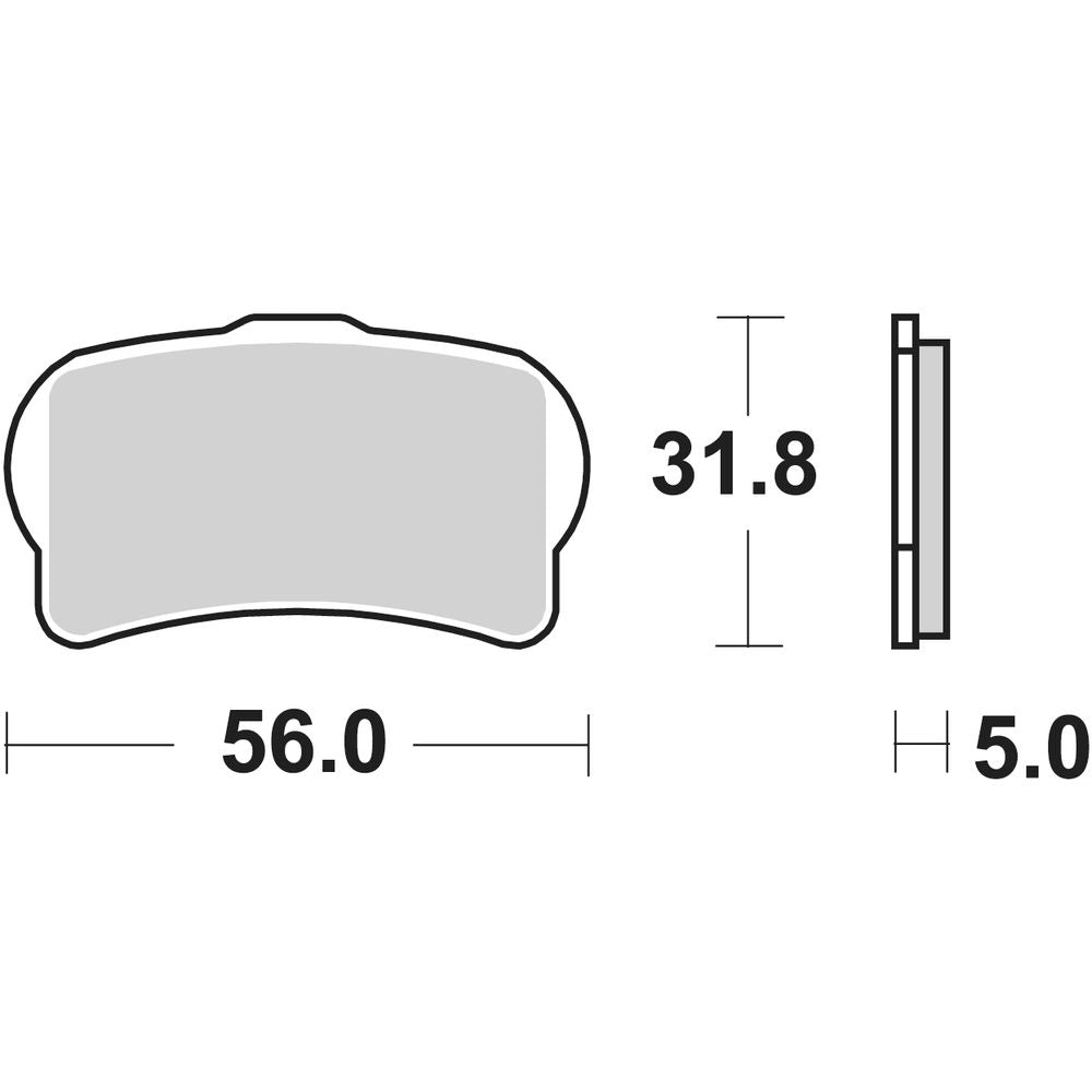 Offroad Brake Pads | Organic Standard | Front - Ecer90