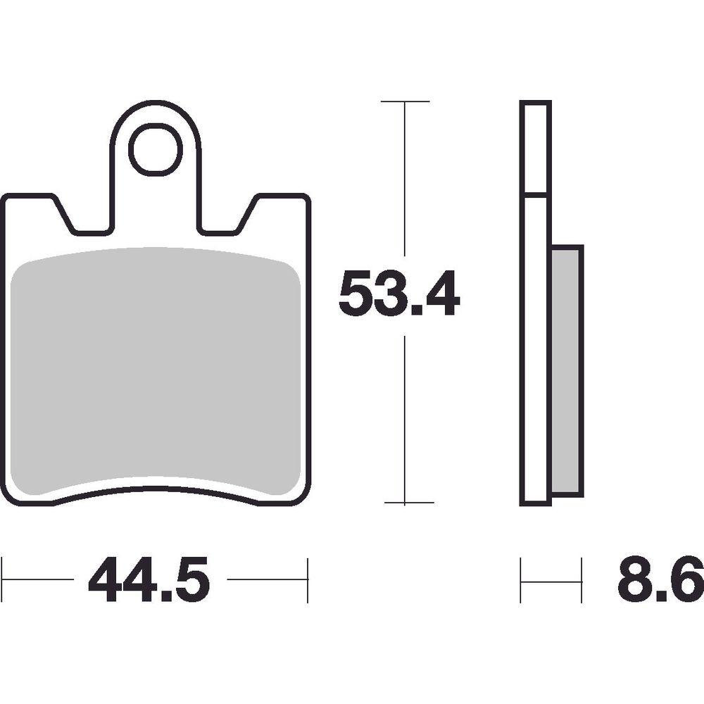 Scooter Brake Pads | Organic Standard | Front - Ecer90