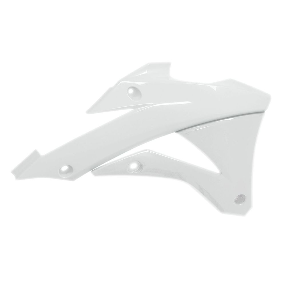 Radiator Scoops White Replica Kawasaki - Grafite Offroad