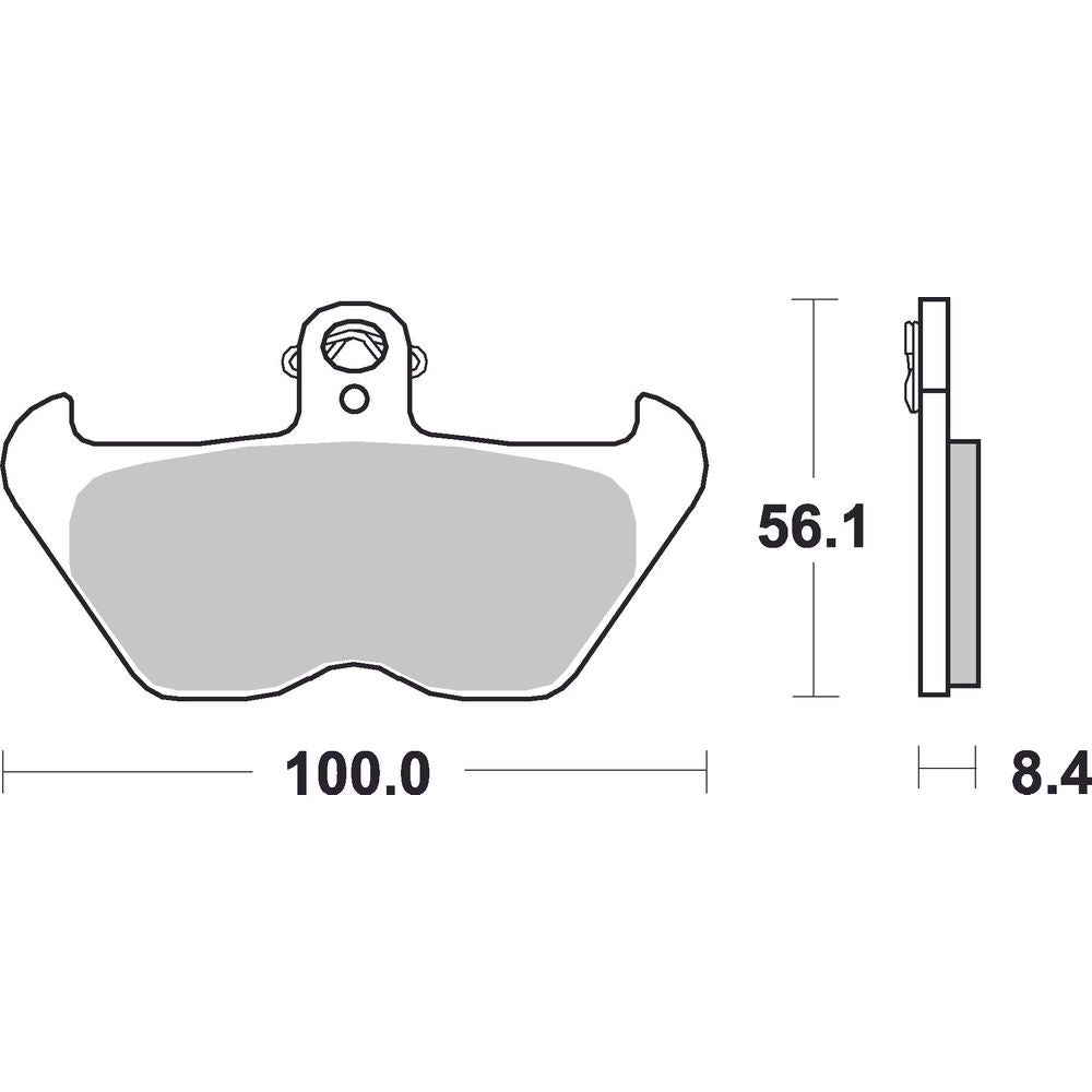 Street Brake Pads | Organic Standard | Front - Ecer90