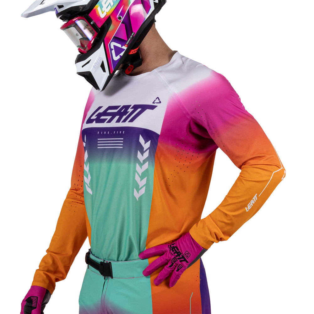 Moto 5.5 UltraWeld Jersey Leatt - Grafite Offroad