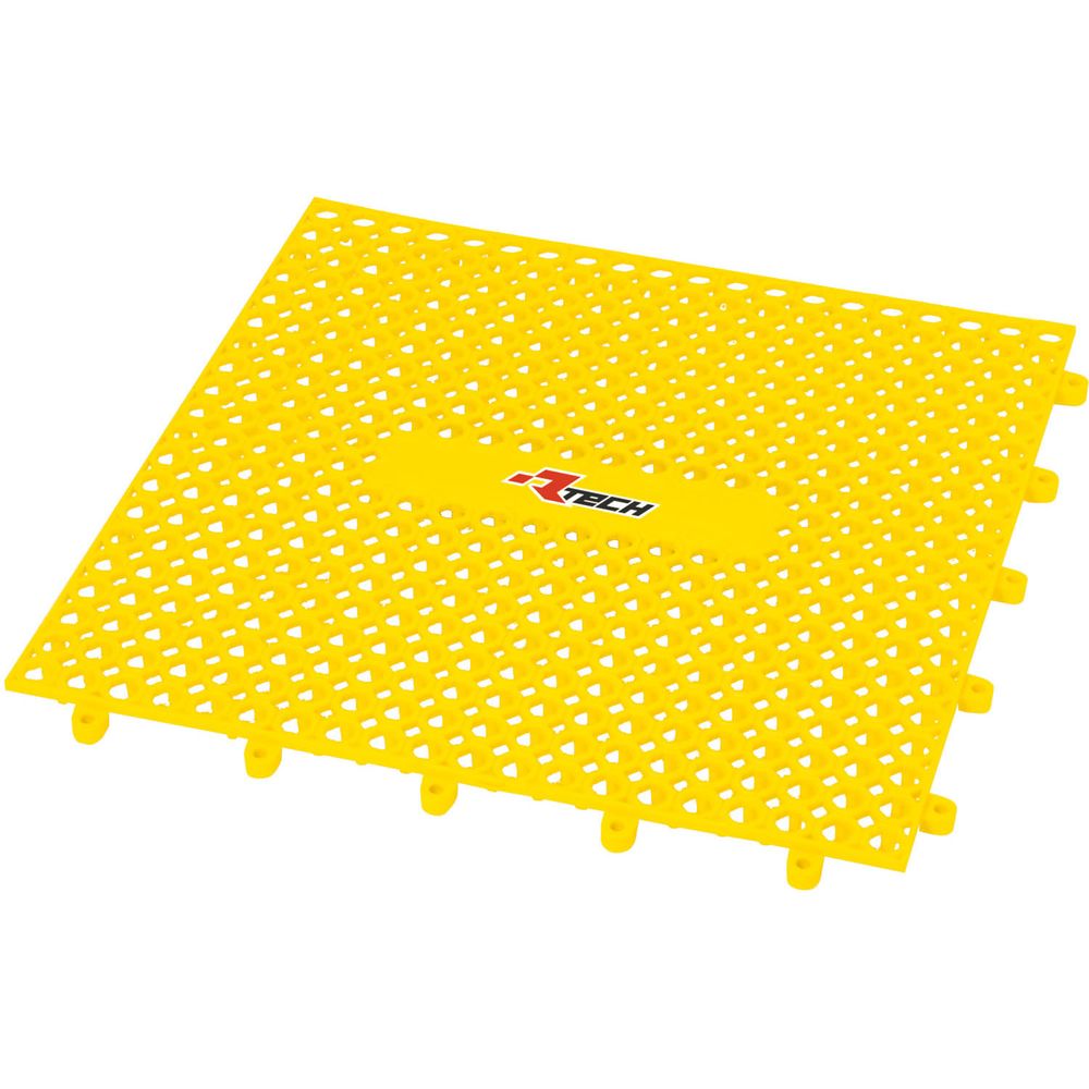 Rubber Modular Mat - 9 Pcs 1 Sq Mt Yellow Universal - Grafite Offroad
