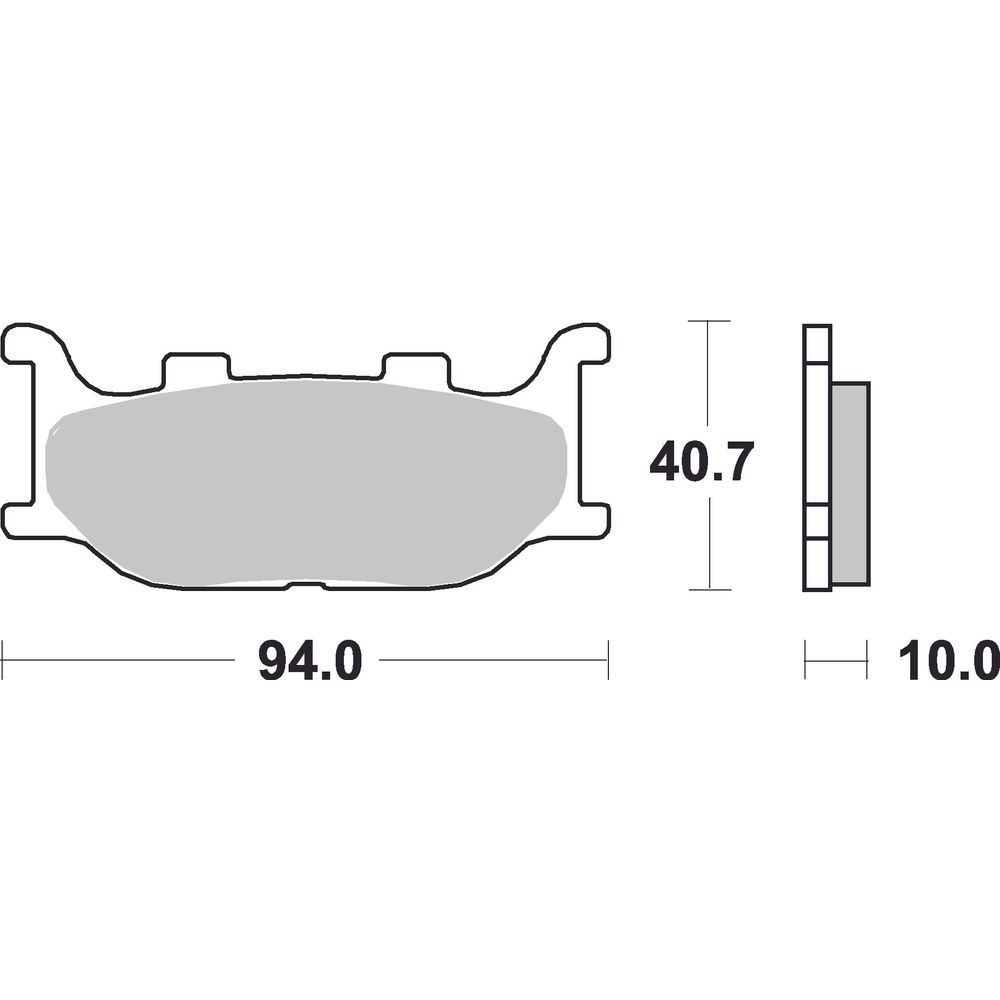 Street Brake Pads | Organic Standard - Ecer90