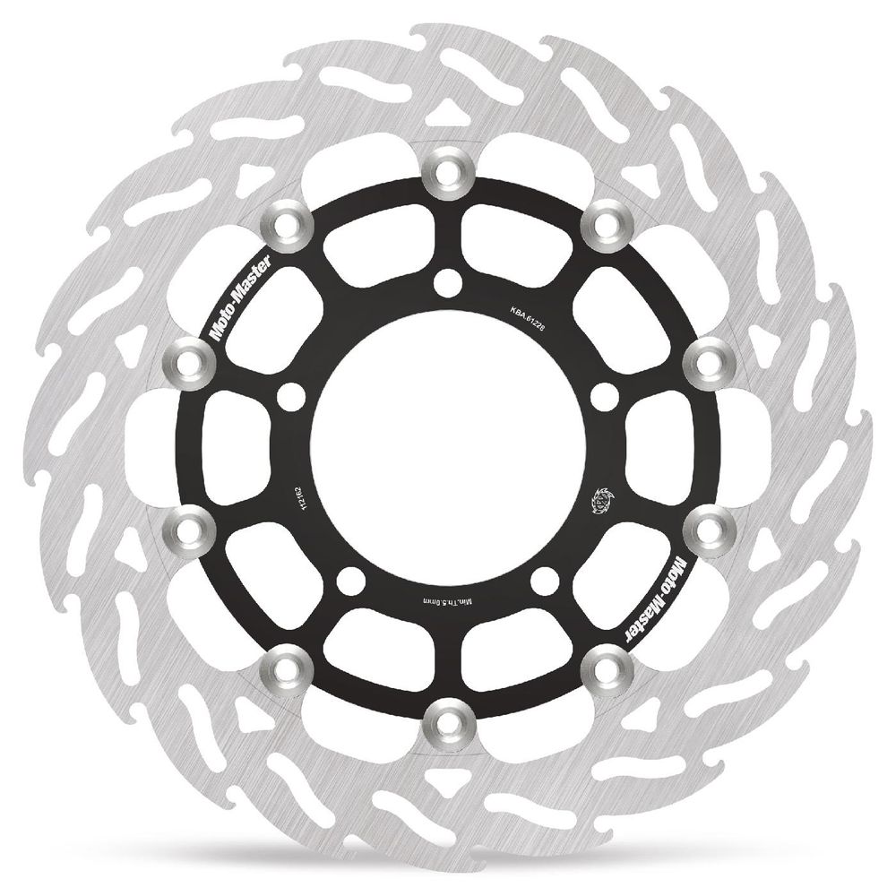 Brake Disc Road Flame Racing - Floating - Front Right - Suzuki Gsxr 1000 K5 - Grafite Offroad