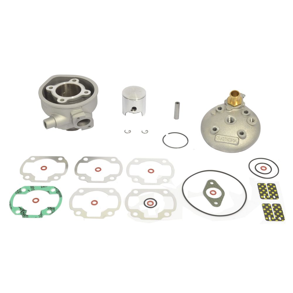 Big Bore Cylinder Kit With Head Ø 47,6 mm, 70 cc, Pin Ø 10 mm, Domed Head Piston - Grafite Offroad