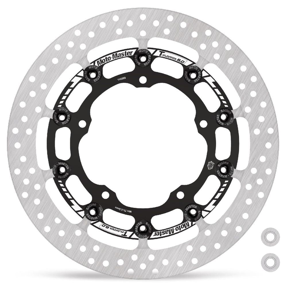 Brake Disc Road Prof. Halo (+ 2x Caliper Spacer Ring)- Floating - Front Oversize - Yamaha (t-floater 320x6.0mm) - Grafite Offroad