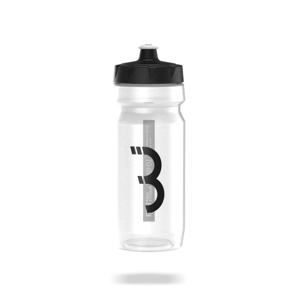 Water Bottle 550ml Comptank | Clear-black - Grafite Offroad
