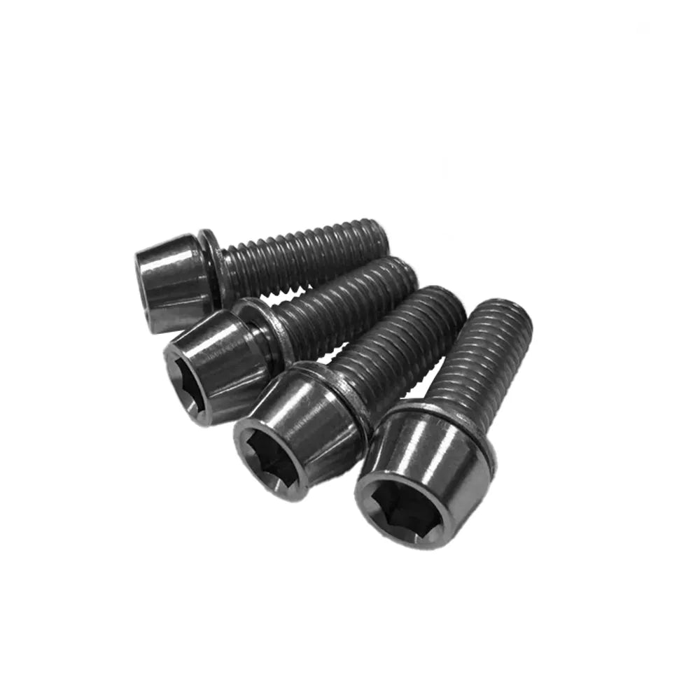 Kit Viti Titanio per Attacchi Manubrio Allmtn 8.0 - Set da 4 Pezzi, Ultralight per Mtb Leatt
