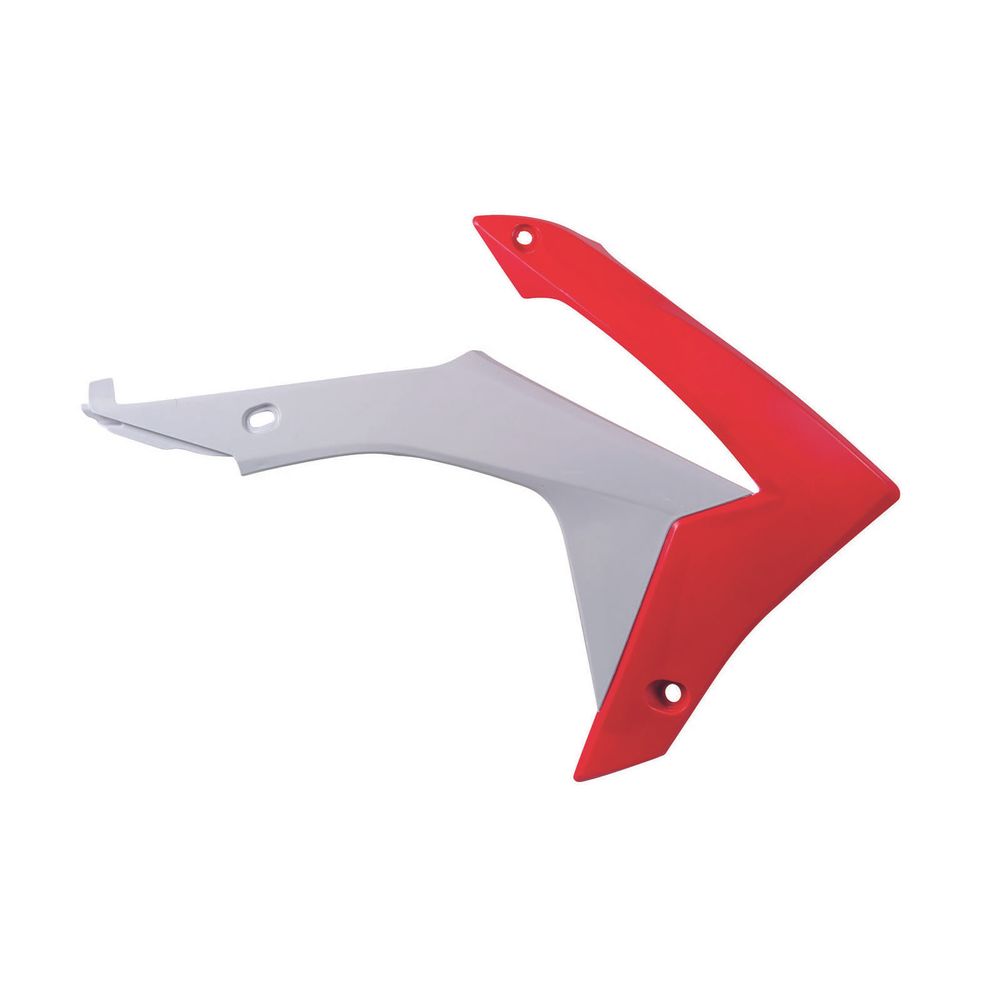 Radiator Scoops White-crf Red Replica Honda - Grafite Offroad