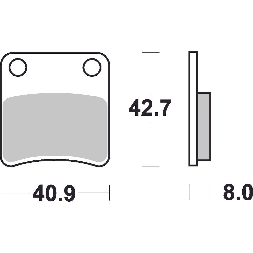 Scooter Brake Pads | Organic Standard | Front - Ecer90
