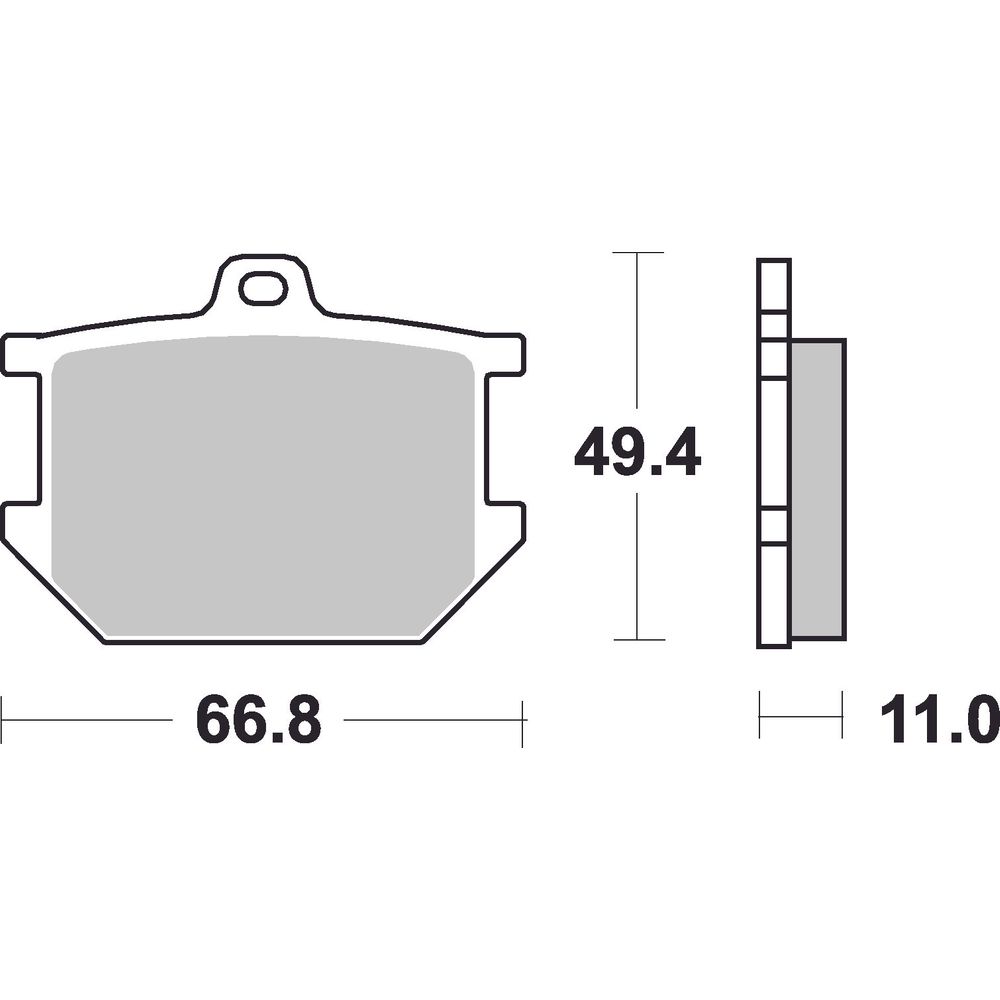 Street Brake Pads | Organic Standard | Front and Rear - Ecer90