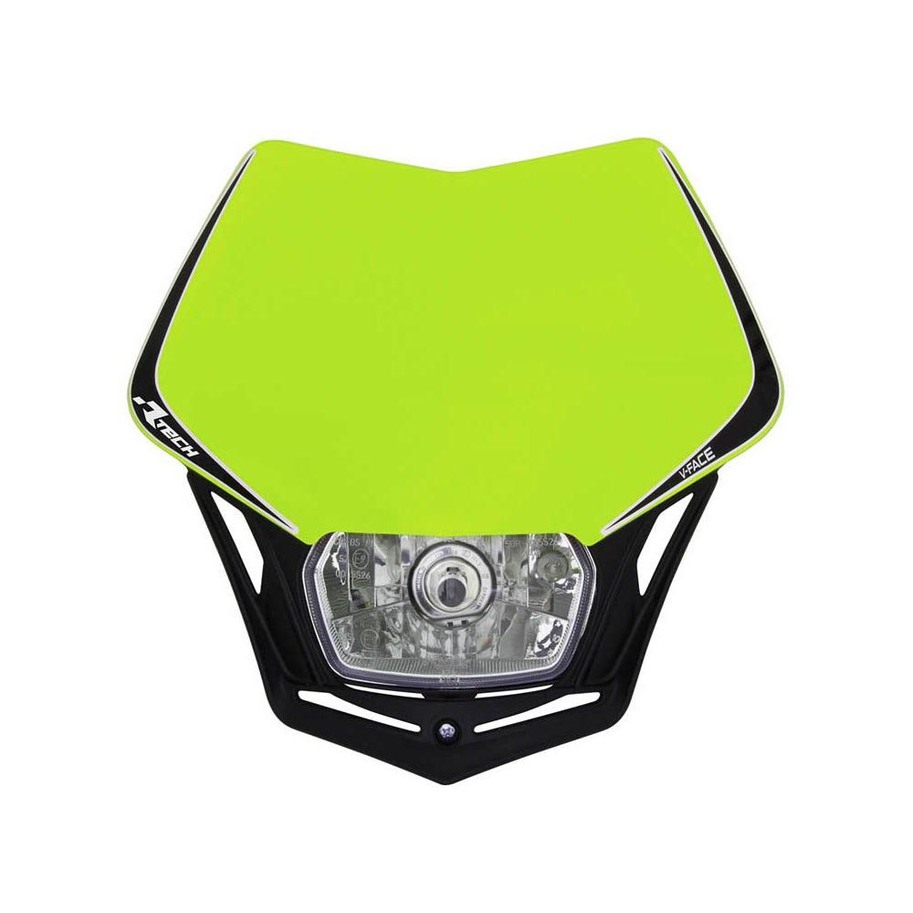 V-face Headlight Neon Yellow-black Universal - Grafite Offroad