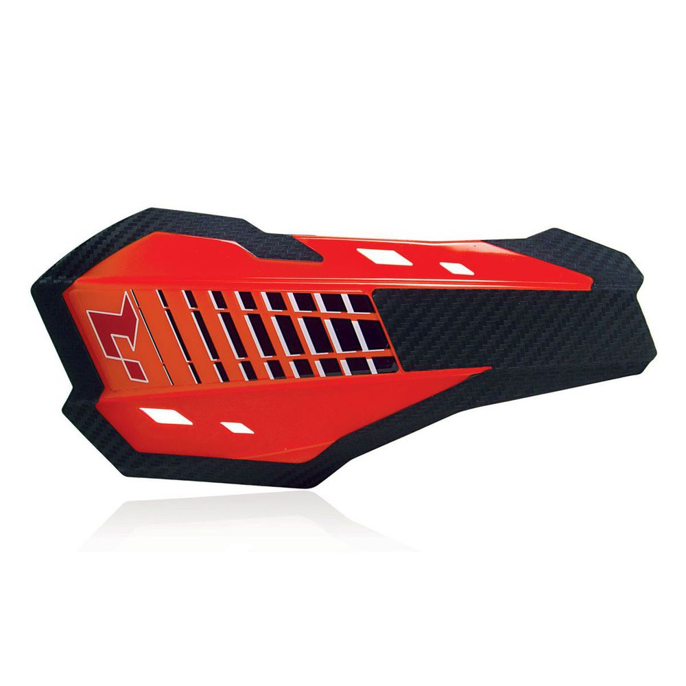Hp2 Handguards Universal - Handlebar Mounting Kit Neon Orange - Grafite Offroad