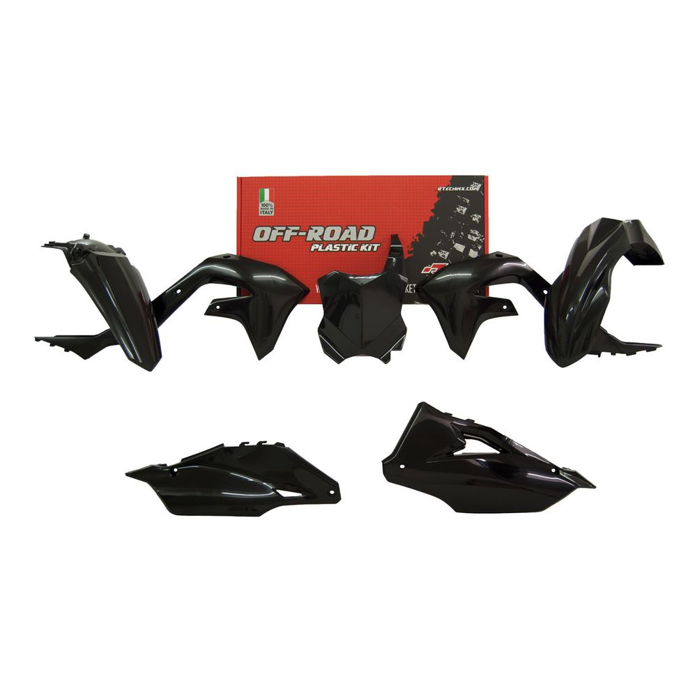 Plastics Kit 5 Pcs Black Replica Kawasaki - Grafite Offroad