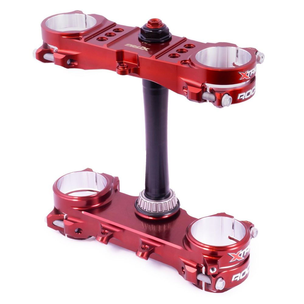 Triple Clamp Xtrig Rocs M12 Upper-lower Suzuki Rm-z 450 Offset 18.5-21.5 - Grafite Offroad