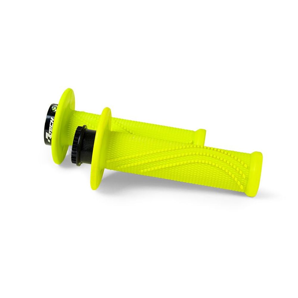 R20 Lock-on Grips Wave Neon Yellow Universal Excluded Beta - Grafite Offroad