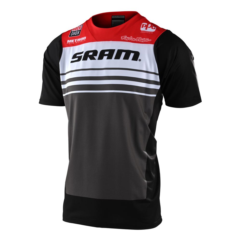 MTB jersey TLD SKYLINE FORMULA SRAM lightweight with short sleeves