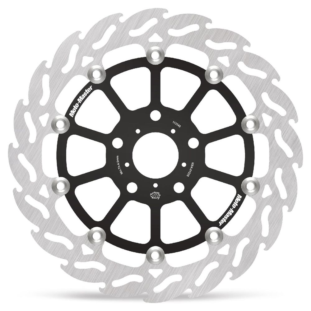Brake Disc Road Flame - Floating - Front Left - Honda: Cb500x 2022 - Grafite Offroad