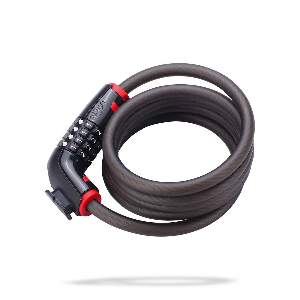Cyclelock Codelock Coil Cable | 12mm X 180cm - Grafite Offroad