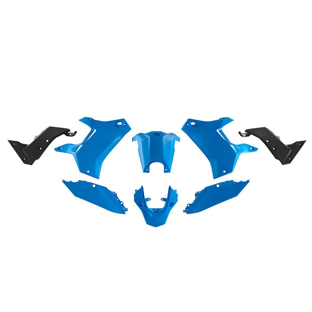 Yamaha T7 Revolution Plastics Kit Rally Edition '21 Light Blue Black (5 Pcs) - Grafite Offroad