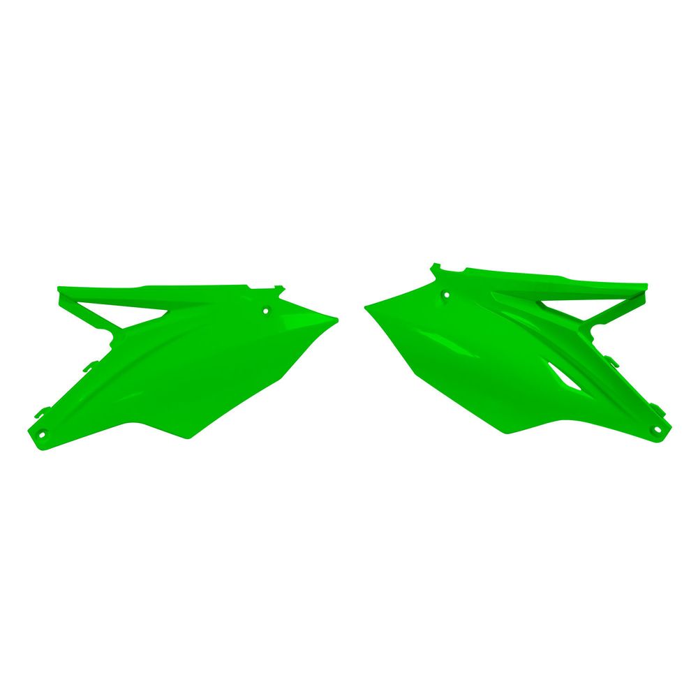 Side Panels Kxf Green Replica Kawasaki - Grafite Offroad