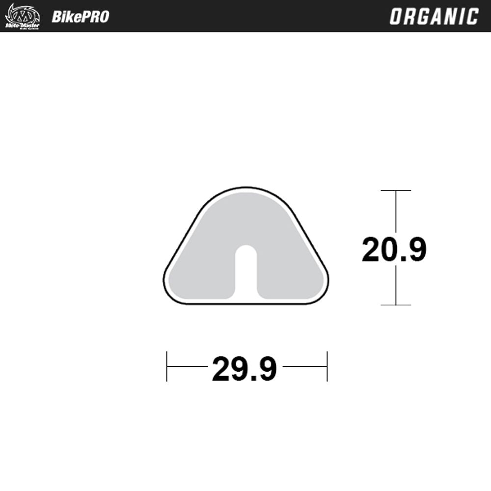 Brake Pad Bicycle Organic - Diatech Twin Cam - Grafite Offroad