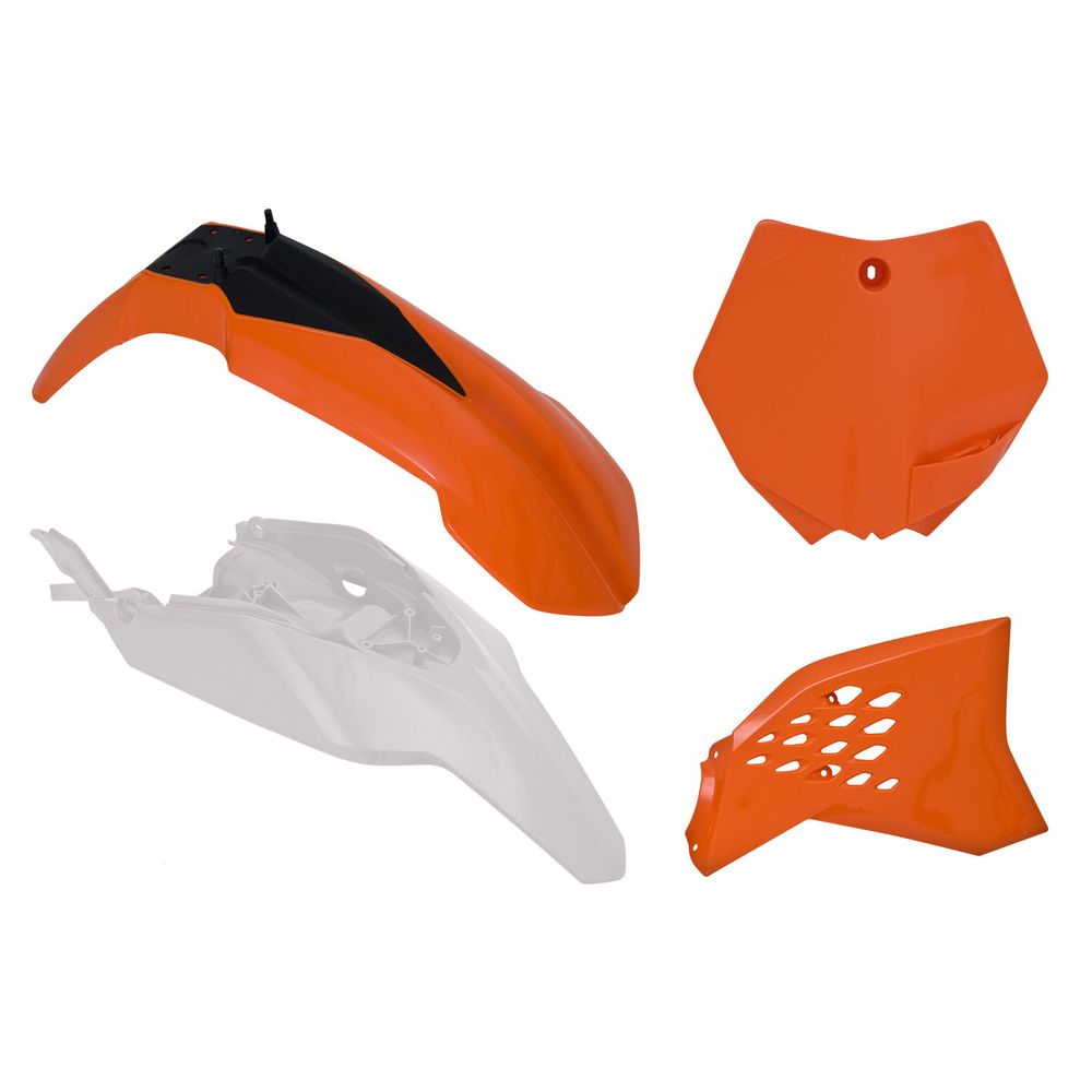 Plastics Kit 4 Pcs Original Colour Replica Ktm - Grafite Offroad