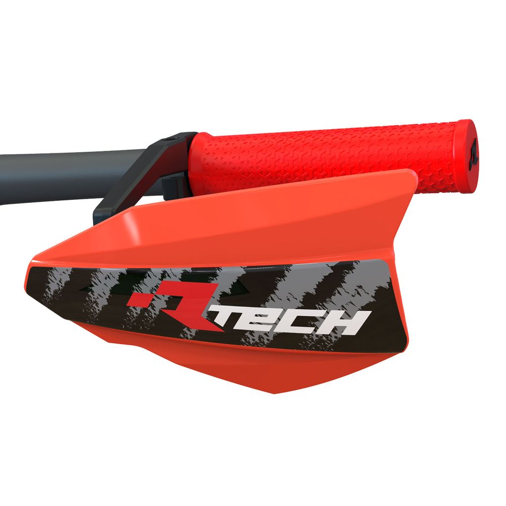 Vertigo Bike Handguards W/mounting Kit Neon Orange - Grafite Offroad