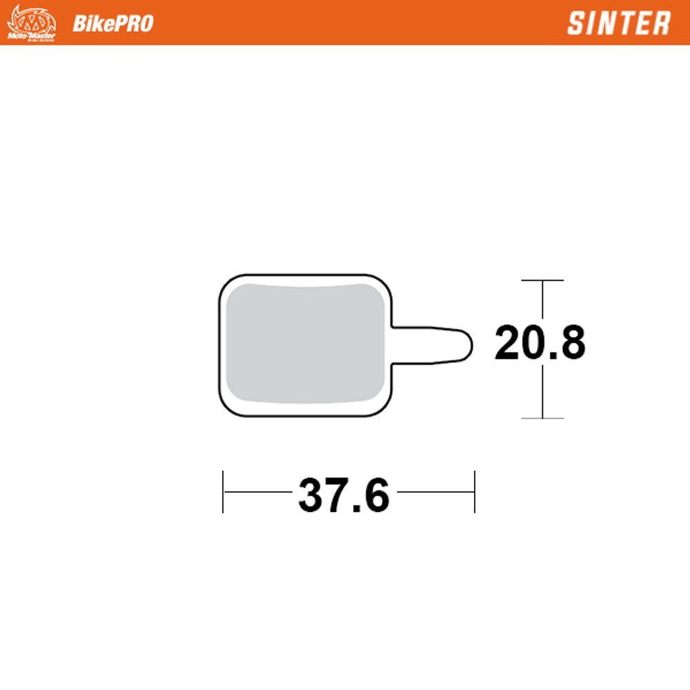 Brake Pads Bicycle Sinter: Assess E-solex, Mechanical - Grafite Offroad