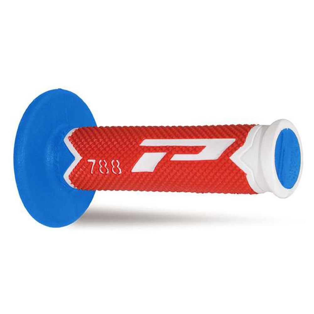 Grips Progrip 788 Mm 22/25 - Triple Density - White/red/light Blue