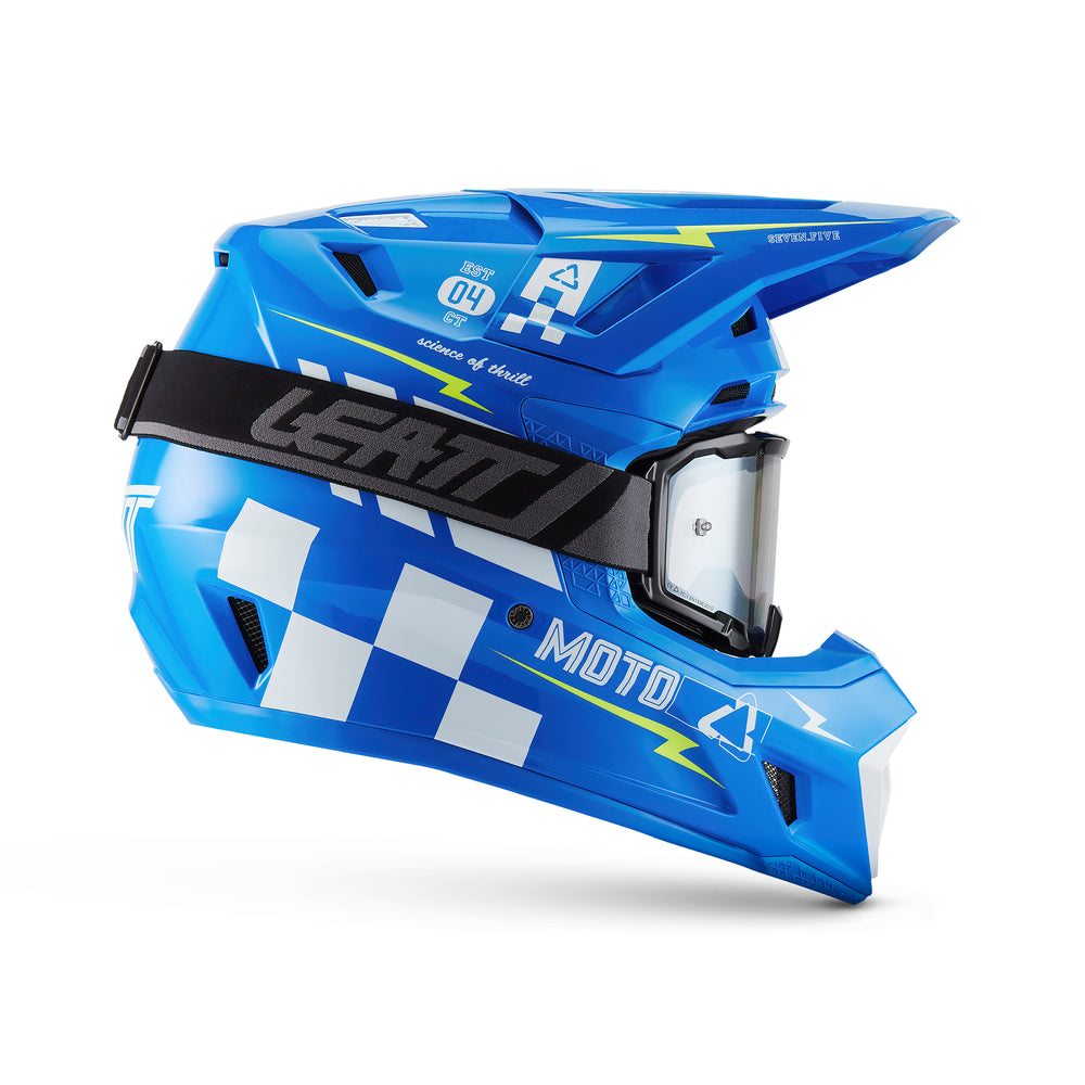Helmet Kit Moto 7.5 Leatt - Grafite Offroad