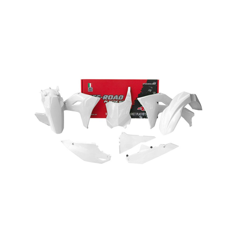 Kit Plastische 5 Pezzi Kawasaki Replica Bianco